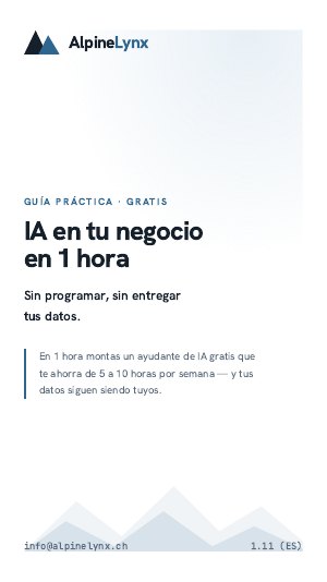 Portada: IA en tu negocio en 1 hora